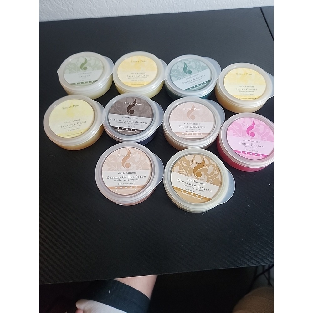 NEW Gold Canyon Candles Scent Pod Bundle 10 Total Pods & Scents • 2.4oz*